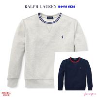 RALPH LAUREN COTTON-BLEND-FLEECE SWEATSHIRT (BOYS SIZE 8-20 YEARS)