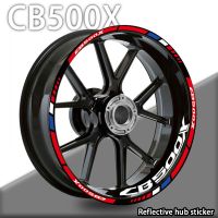 【hot】 Reflective Motorcycle Accessories Sticker Inside of Hub Decals Rim Tape HONDA CB500X 500X