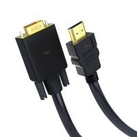 【support】 liaoxian3105992120 1.8M 3M สาย HDMI HDMI เป็น VGA 1080P HD พร้อมสายอะแดปเตอร์เสียง CHB033