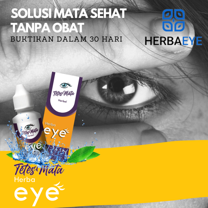 TETES MATA HERBA EYE Tetes Kesehatan Mata Minus Plus Silinder Katarak ...