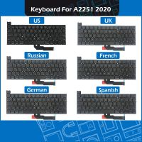 New Laptop A2251 Keyboard For Macbook Pro Retina 13 A2251 Keyboards Replacement Early 2020 EMC 3348