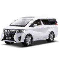 โมเดลรถยนต์ TOYOTA ALPHARD  CAR MODEL  ทำจากเหล็ก สัดส่วน 1:24 ประตู ฝากระโปรง เปิดปิดได้เหมือนจริงM9230-1(ขาว)