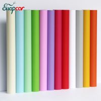 60cm Self-Adhesive Solid Color Wall Stickers Bedroom Child Room Matte PVC Wallpaper Roll Old Furniture Desktop Renovation Film