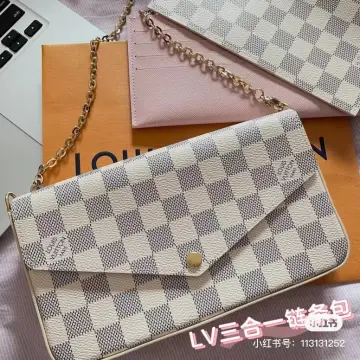 LV Felicie Pochette Damier Azur Bagwallet N63106