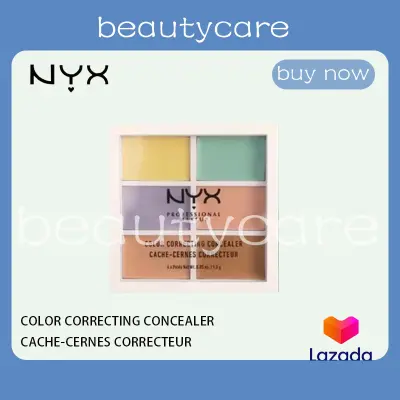 NYX คอนซีลเลอร์ ปกปิดรอยแตกต่างกัน 6 สี Color Correcting Concealer Palette ให้ความชุ่มชื้น ไม่ติดผิว