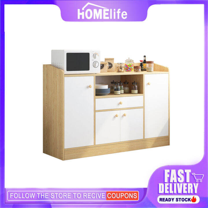 Homelife Multifunctional Sideboard Kitchen With Drawer Simple