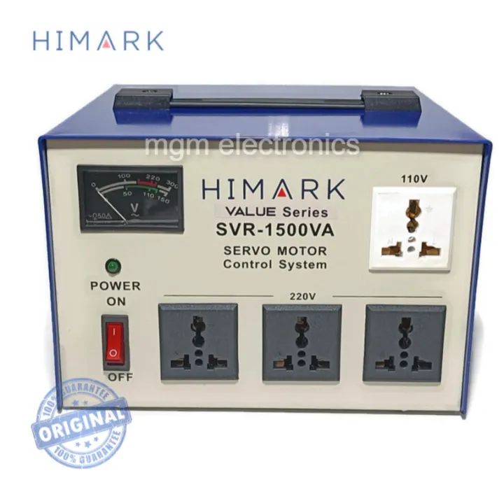 Himark SVR1500VA Servo Motor Type Automatic Voltage Regulator (AVR
