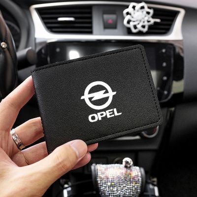 ✌☒ For opel astra j corsa d astra astra k vectra b vectra b insignia vivaro Drivers license leather case ID card storage folder
