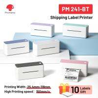 Phomemo PM-241บลูทูธเครื่องปริ้นตราด้วยความร้อนที่อยู่เครื่องพิมพ์ฉลากจัดส่งสินค้าไร้สายมิลลิเมตร/วินาทีเครื่องพิมพ์ฉลากความเร็วสูง152