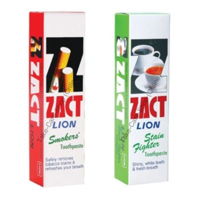 แซคท์ ZACT ยาสีฟันขจัดคราบ คราบชากาแฟ และคราบบุหรี่ 160 กรัม