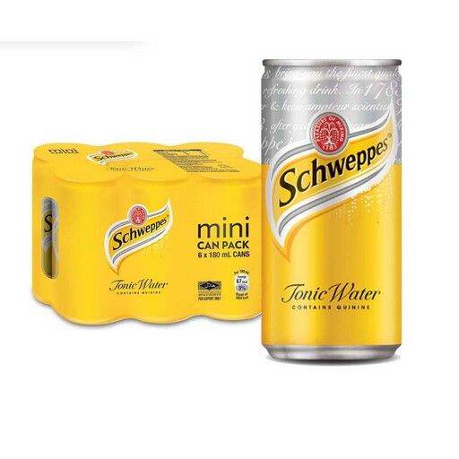 12x180ml【Mini Schweppes Tonic Water】 Lazada
