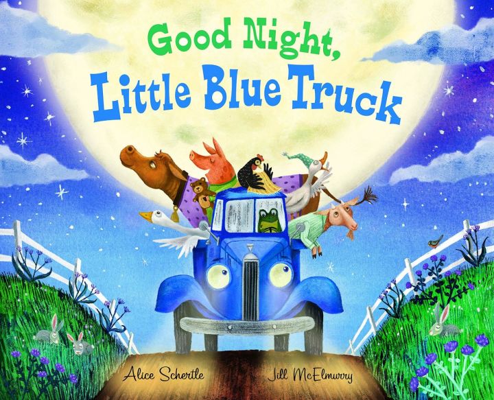 ภาษาอังกฤษOriginal Good Night, Blueรถบรรทุกขนาดเล็กปกแข็งสมุดวาดภาพระบายสีสำหรับเด็กGood Night,รถบรรทุกสีฟ้าเล็กๆน้อยๆ ∝