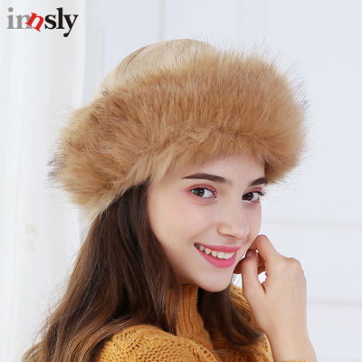 Winter Mongolian hat for Women Outdoor Fashion Windproof Warm Beanies Autumn Female Suede Faux Fur Snow Caps