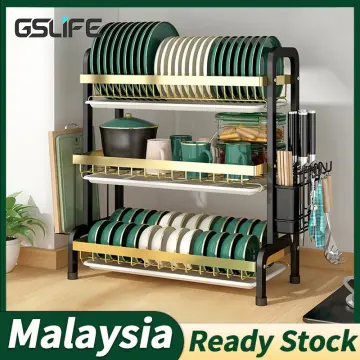 Prime Shopping - 2 Tier Metal Plate Dish Drainer SHOPEE :   VOUCHERS 