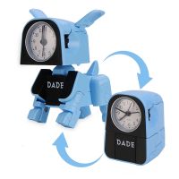 【YF】◊✵  Boy Kids Alarm Cartoon Dog Desk Reversible Bedroom Wake Up Desktop Needle Clocks