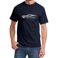 【Vansss】 1965 1966 ford mustang fastback muscle car tshirt short sleeve sport oversize classic mens tee วันเกิด