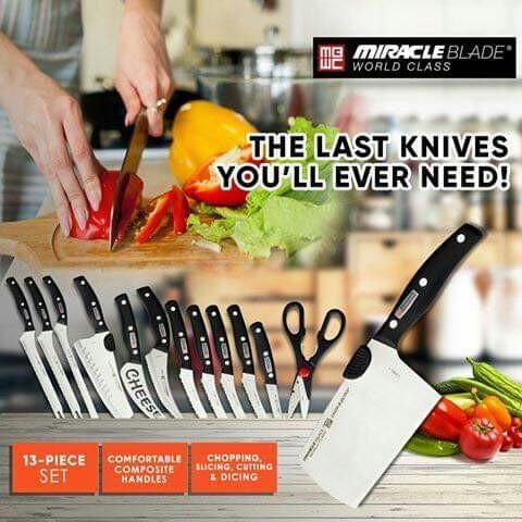 Miracle Blade 13-Piece Knife Set – Value For you PH