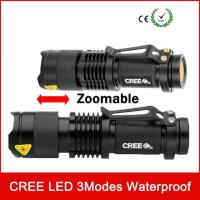 FAI_ไฟฉาย   led ขนาดเล็ก ปรับได้ 3 โหมด CREE Flashlight ไฟส่องสว่าง  ไฟพกพา