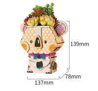 กระถางต้นไม้ ลายหมีโคอาล่า รหัส FT732 - DIY Flower Pot -Pot Koala