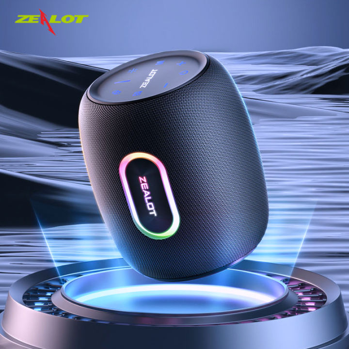 ZEALOT S49 Portable bluetooth speaker 360°Stereo Sound 20W IPX6 waterproof  wireless bluetooth 5.0 Excellent Bass Performace