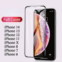 Tempered Glass Screen Protector For iPhone 14 13 12 11 Pro Max Mini Tempered Protective Film For iPhone XR X 7 8 6 Plus SE2 SE3