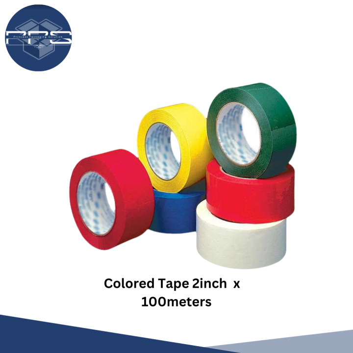 Colored Tape 2 x 100m Lazada PH