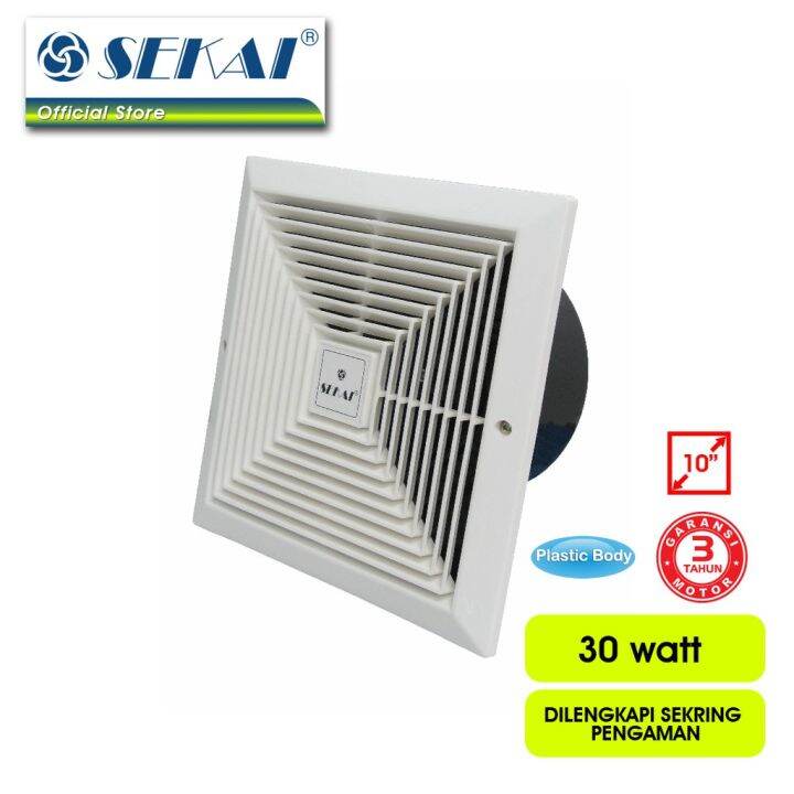 Sekai Exhaust Fan Kipas Angin Hexos Plafon Atap Inch Mvf