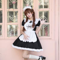 ญี่ปุ่น Akihabara ชุดแม่บ้านปัก Cook COS น่ารัก BOSS Lolita ชุด 2 มิติ PLUS ขนาดเสื้อผ้า