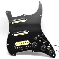 มารับของ Pickguard กีตาร์ไฟฟ้าที่สุดพร้อมสายไฟ Singlecut โหลดโหลด SSH แบบมีสายปิคการ์ดกีตาร์อุปกรณ์ประกอบแผ่นขีดข่วนกีตาร์เบส