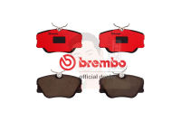 P50 008C ผ้าเบรก-F-แท้ BREMBO รุ่น Ceramic : BENZ E-Class (W124) 200 220 230 280 300 W202 W201 85-93 การันตีคุณภาพมาตรฐานโดย " เครอป อะไหล่ยนต์"