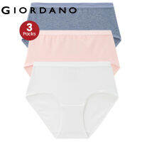 Giordano Official กางเกงในผู้หญิง ชุดชั้นในผญ ใส่สบาย 3ชิ้น 13470002