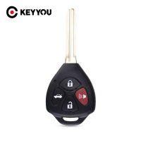 KEYYOU 4ปุ่ม Remote Key Shell สำหรับ TOYOTA RAV4 Camry Avalon Corolla Matrix จัดส่งฟรี