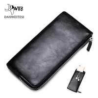 Luxury Leather Zipper Wallet