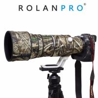 อุปกรณ์ป้องกันเลนส์กล้องกันน้ำ ROLANPRO ของแท้สำหรับแคนนอน RF100-300Mm F2.8L เป็นเคสป้องกันแบบ USM RF100-300ลายพรางแขนที่บังฝน