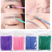 TYYTHYTY ผู้หญิง ขนตา microbrush applicator ร้านเสริมสวย อุปกรณ์ภายในบ้าน ต่อขนตา ไม้พันขนตา เครื่องมือทำความสะอาดมาสคาร่า แต่งหน้า swabs ติด