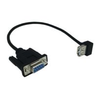 UINN USB 2.0 A หญิง RS232 DB9หญิง Serial Adapter Cable Converter FTDI