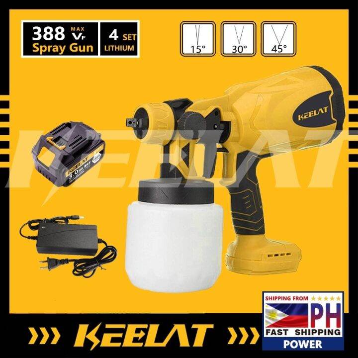 Cordless Spray Gun Paint Sprayer Disinfection Sterilization Lazada PH