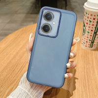 เคสโทรศัพท์ Vivo Y27 5G ล่าสุด 2023 พร้อมฟิล์มป้องกันเลนส์เคสนิ่มใส Vivo Y27 5G ฝาครอบโทรศัพท์สีสันสดใส