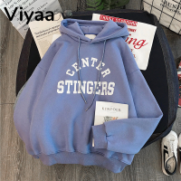 Viyaa เสื้อกันหนาว เสื้อแขนยาวผญ เสื้อเเขนยาว สไตล์เกาหลี ใหม่ กราฟฟิตี้ เสื้อแขนยาวฮูด เสื้อกันหนาวมีฮู้ด 2023 ใหม่ WWY2390VPO 37Z230914