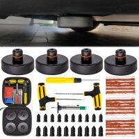 Hans1 4Pcs Rubber Floor Lifting Jack Axle Pucks Chassis Tesla 3 S X Y Car Tire Repair Screw