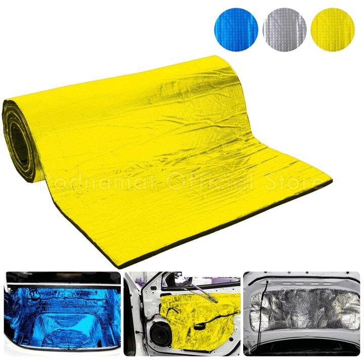 1 Roll 200Cmx50cm 5Mm/8Mm Adhesive Sound Deadening Foam Soundproofing