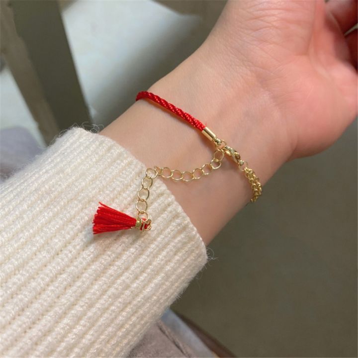new-fashion-flower-cartoon-bracelet-for-women-cute-fox-vintage-lucky-bell-gifts-for-family-lovers-jewelry-accessories-2023