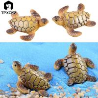 【CW】1pcs Aquarium Fish Tank Decor Mini Sea Turtle Model Resin Ornaments Home Landscape Accessories Fine Workmanship Layout Prop