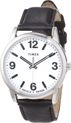 Timex Easy Reader 38mm Mens Leather Strap Watch Timex Easy Reader 38mm Mens Watch Black