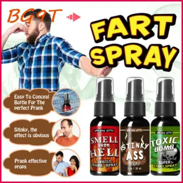 Liquid Poo Fart Ass Fart Spray Super Stinky Liquid Fart Tricky Toys Prank  Stuff Joke Toys for Kids and Adults 30ml : : Toys & Games