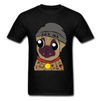 [COD]เสื้อยืดผ้าฝ้าย 100% พิมพ์ลายการ์ตูนสัตว์ Pug Life น่ารัก คุณภาพสูง สีดํา เหมาะกับใส่ออกกําลังกาย ฟิตเนส สําหรับผู้  U8YJ