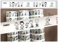 [SNOOPY] เทปลายเบเกอรี่ Bakery สนู้ปปี้ Snoopy กว้าง2นิ้ว 100หลา เทปขาวลายดำ เทปแพ็คของ เทปลายการ์ตูนสีขาว เทปลายน่ารัก พร้อมส่งจากไทย