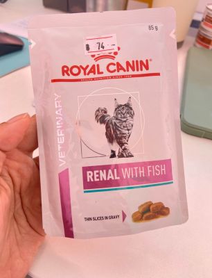 Royal canin renal with fish อาหารเปียกสำหรับแมวโรคไต