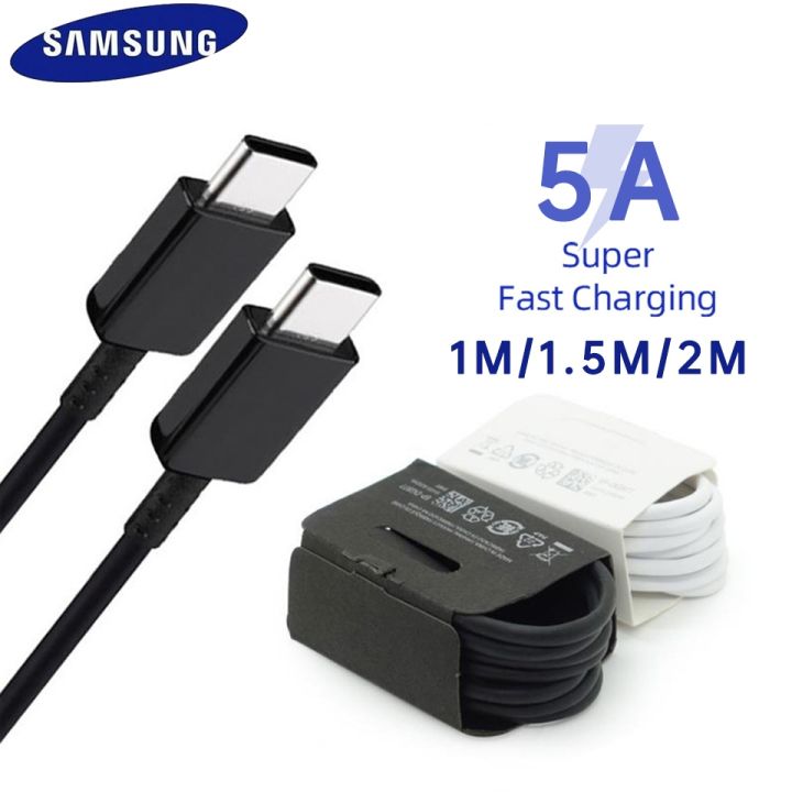 Original Samsung 45W Super Fast Charger USB Cable Galaxy S21 S22 5G Note 10  20 + 