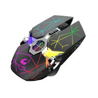 X13 2.4G Wireless Gaming Mouse 6 Button 2400DPI USB Rechargeable Mute Backlight Mice Optical Mouse for Gamer Computer PC